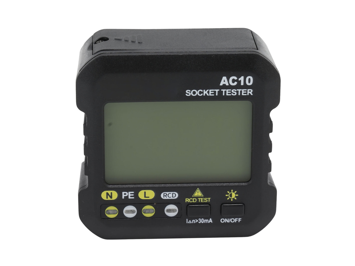 Detector de Tomada Elétrica com Display Led para Casa Plug Us 110v Tester de Receptáculo