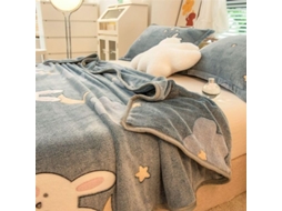 Mantas de Flanela Coral Fleece Macias e Quentes para Camas Imitação Pele Vison Manta Sofá Cor Sólida Inverno,
