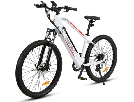 Bicicleta Elétrica SAMEBIKE MY275 Branco (Velocidade Máx: 32Km/h - Autonomia: 100Km)