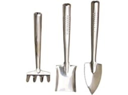 Kit De Ferramentas De Jardinagem Portátil Com Mini Pá E Enxada À Prova De Ferrugem