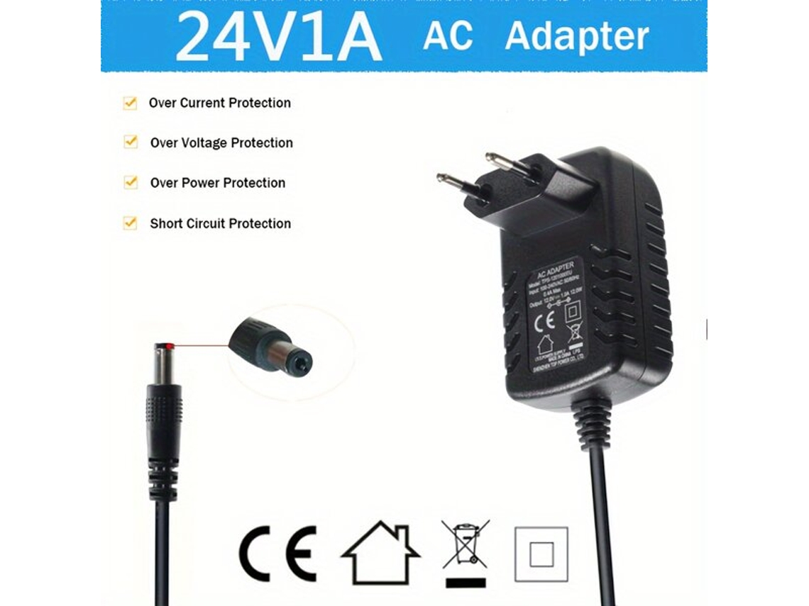 Adaptador De Energia 24v1a, Universal, Com Certificadosvayotoy