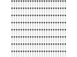Tachinhas De Cabeça Redonda Para Escritório E Escola, Design Elegante, 200 Peças Em Plástico E Aço Inoxidável, Fixação