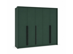 Roupeiro, Verde Garrafa, 255 X 217,2 X 65 Cm