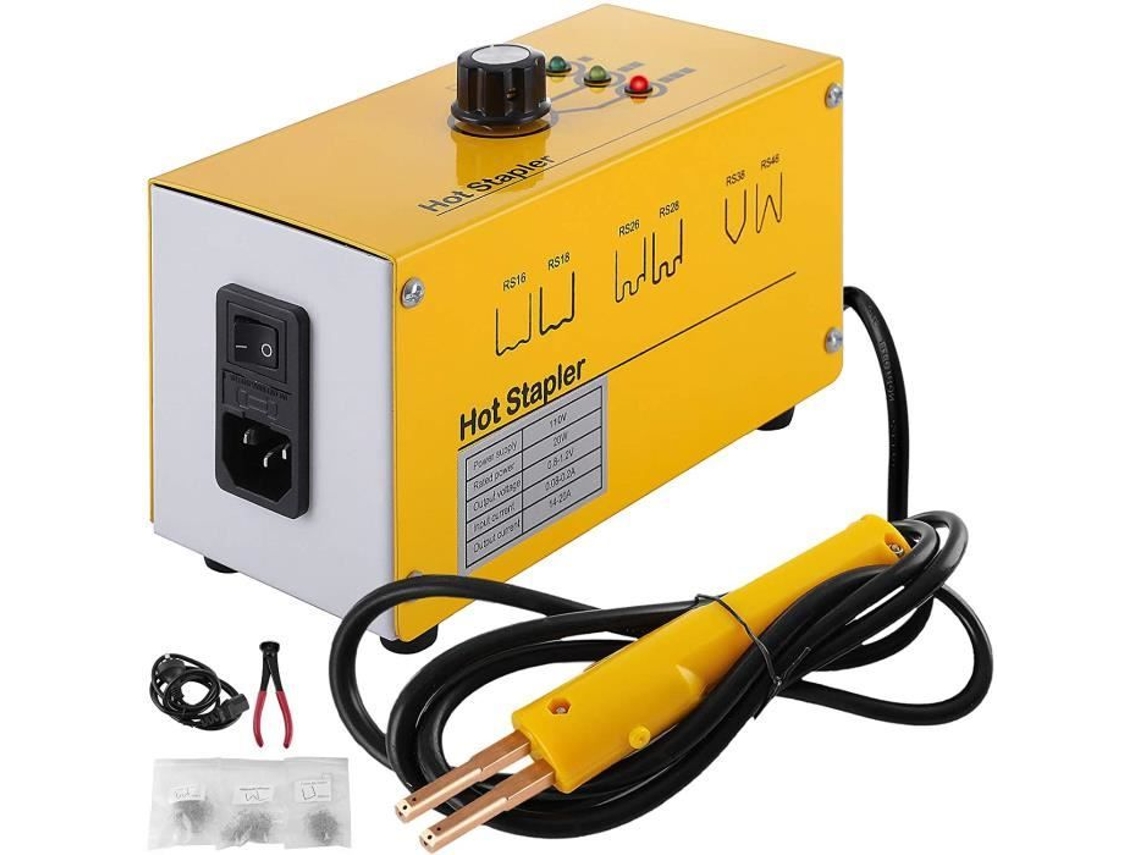 Vevor Plástico Quente Grampeador 20w Kit De Ferramentas Reparo Plástico Soldagem Profissional 220v Soldador 3 Configurações Calor28