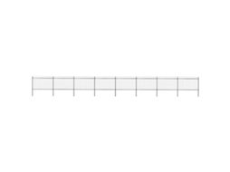 Vidaxl Cerca De Jardim Com Topo Em Forma De Lança Em Aço 1426x120 Cm, Preta