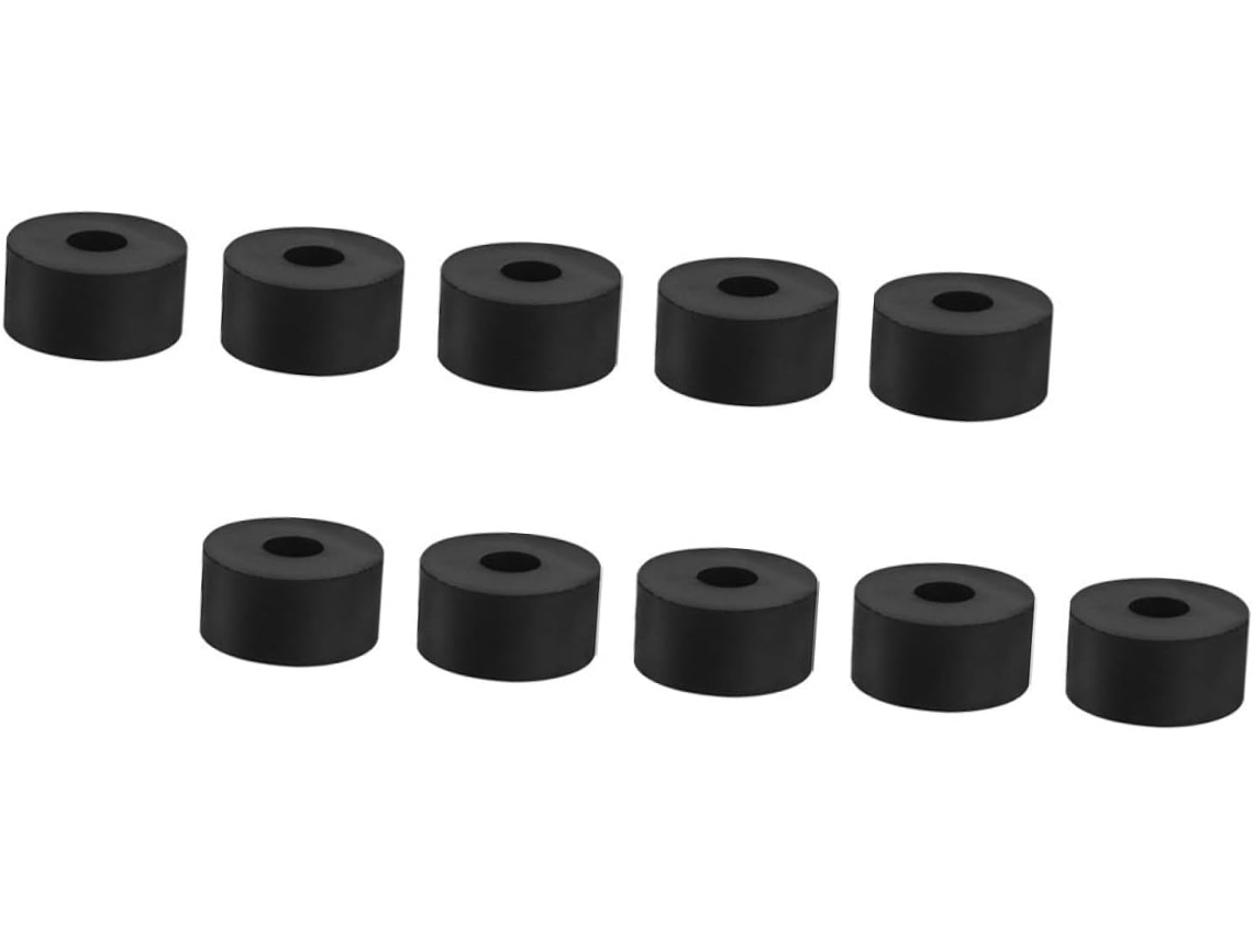 Conjunto De 16 Peças Almofadas E Suportes Redondos Borracha Para Vasos Flores, Proporcionando Maior Estabilidade E