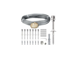 Suporte Plantas Grimpantes, Kit Suspensão Aço Inoxidável, 12m Cabo.