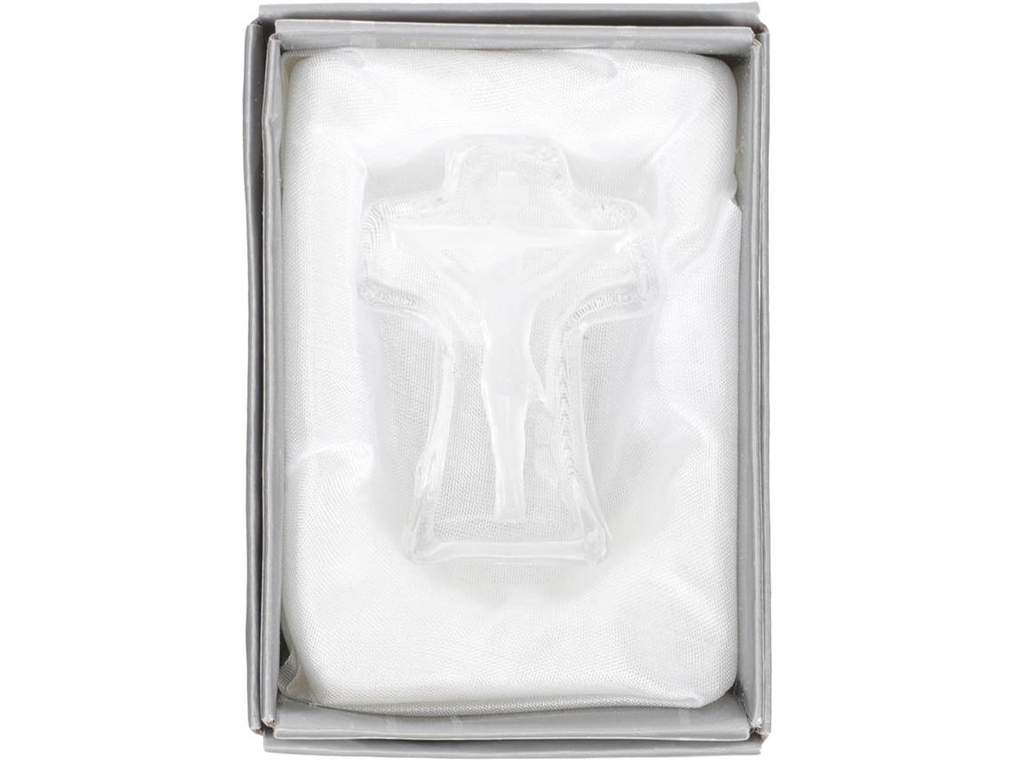 Conjunto 2 Enfeites Cristal Modernos Delicados Design Impecável Decoração Elegante Escritório Presente GOKOCO