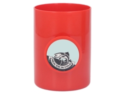 Cooler de Pesca com Rolo de Linha Plástico Vermelho