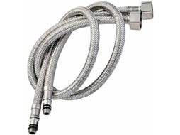 Mangueira Para Torneira, Conjunto De 2 Torneiras Monocomando Para Cozinha/lavatório, Mangueira De Saída E Conexão M10 X 1/2" Com 600 Mm De Comprimento