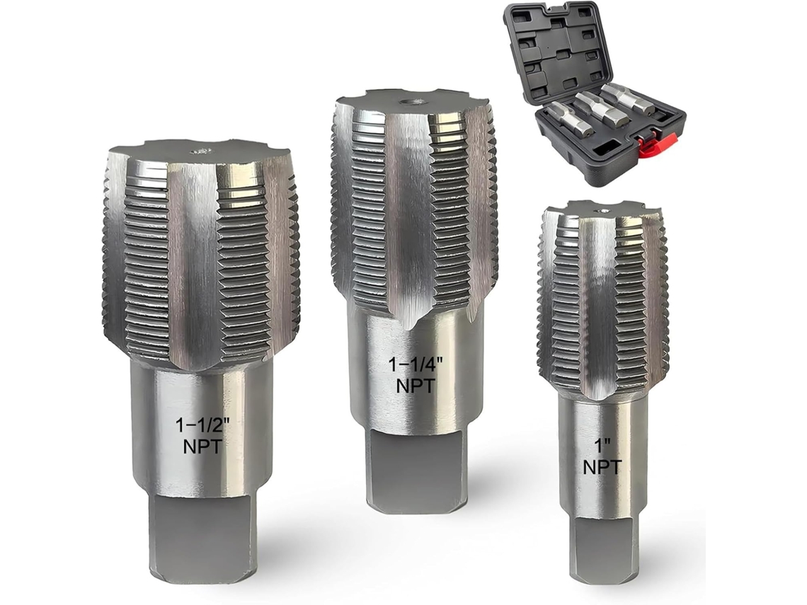 Conjunto De Ferramentas De Rosqueamento De, 1 A 0,25 Polegadas, 1 A 0,5 Polegadas) Para Reparo De Tubulações Hidráulicas