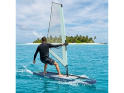 Vidaxl Prancha Sup Inflável Com Vela Hydros 330 X 76 X 15 Cm Turquesa