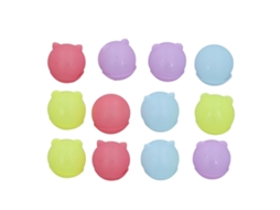 Mali 12pcs Balões de Água Reutilizáveis de Silicone Rápidos para Piscina e Praia Brincadeira
