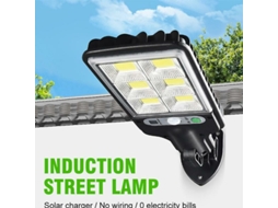 Luminária Solar Externa À Prova D'água com Sensor, 18 Leds AQUAFORGE
