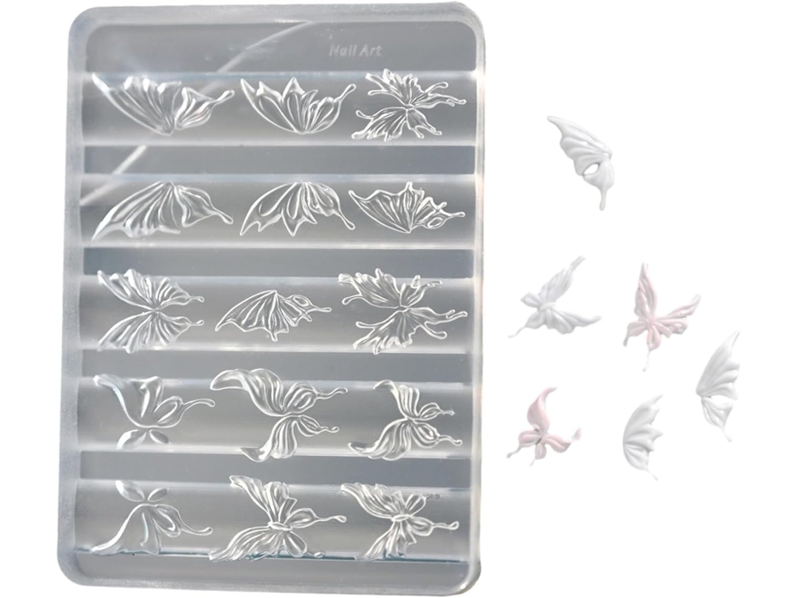 Ferramenta SFUSHOS de Silicone para Decoração de Unhas e Nail Art