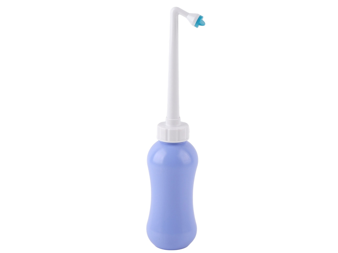 Garrafa bidê portátil 450ml spray manual higiene pessoal viagem