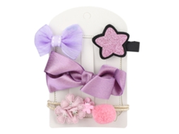 Laxiscreed Conjunto De Laço E Faixa Para Bebé Menina Com Estrelas E Flores Para Ocasiões Especiais