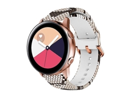 Pulseira De Silicone Com Estampa Para Samsung Galaxy Watch 42mm (rosa Vermelho)