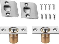 Fecho De Esfera Para Porta Armário Villcase, Conjunto Com 2 Unidades Em Aço Inoxidável, Ajustável E Resistente