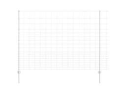 Conjunto 1 Cerca Externa Vidaxl Prateado Aço (25 X 1,6 M)