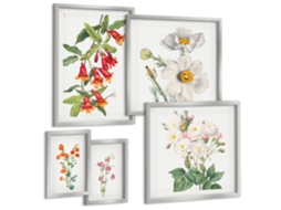 Galeria De Pinturas Murais Vistas De Positano Com Limões Moldura Prateada Imagens Para Um Quarto Infantil Espelharte (conjunto De 5 Imagens)