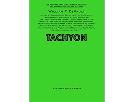 Livro Tachyon de William F DeVault (Inglês)