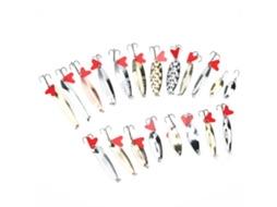 20-piece Bait Set (lure Accessories, Artificial Baits, Hard Baits, Soft Baits, Fishing Tackle, Lure Spoons) All In Chinese
