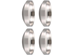 Conjunto De 4 Peças Em Aço Inoxidável: Tigela Para Molho, Pratos Redondos Para Temperos, Térmica Para Arroz,