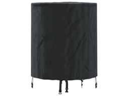 Conjunto 1 Acessórios Para Mesa Vidaxl Preto Tecido (62 X 62 X 70 Cm)