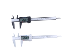 Paquímetro Digital Vernier 0-150 Mm Com Visor Lcd Grande, Cor Prata, E