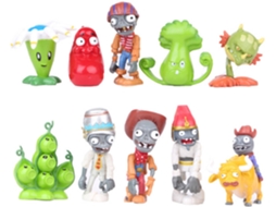 Figuras EASTVAPS Plants Vs Zombies Egypt (10 Peças)