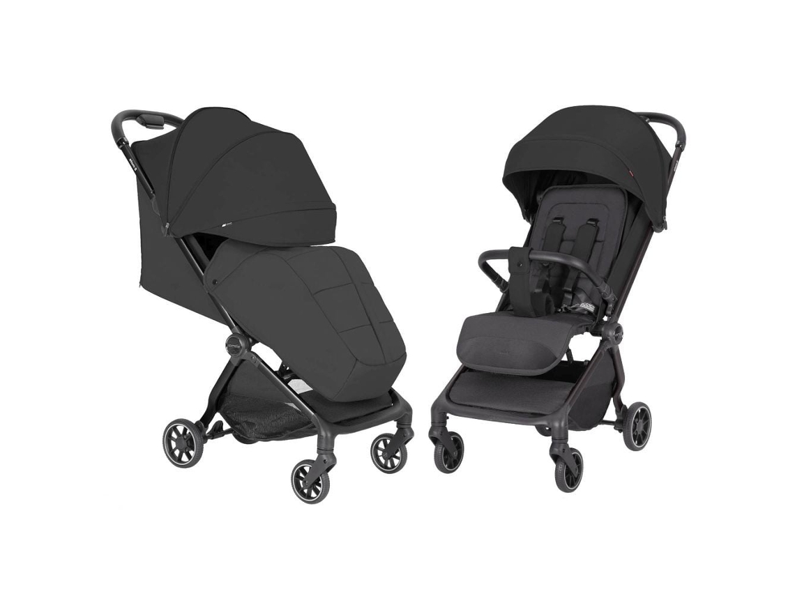 Porta-bebê CARRELLO Atom S Até 22 kg com bolsa de transporte Storm Black