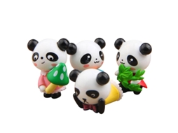 12 Peças De Decoração Artesanal De Panda Faça Você Mesmo Allinless