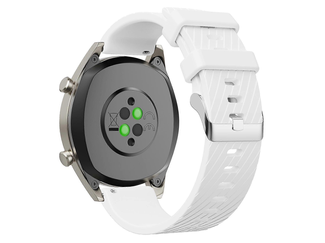 Pulseira De Silicone Sarjada Para Relógio, 20 Mm