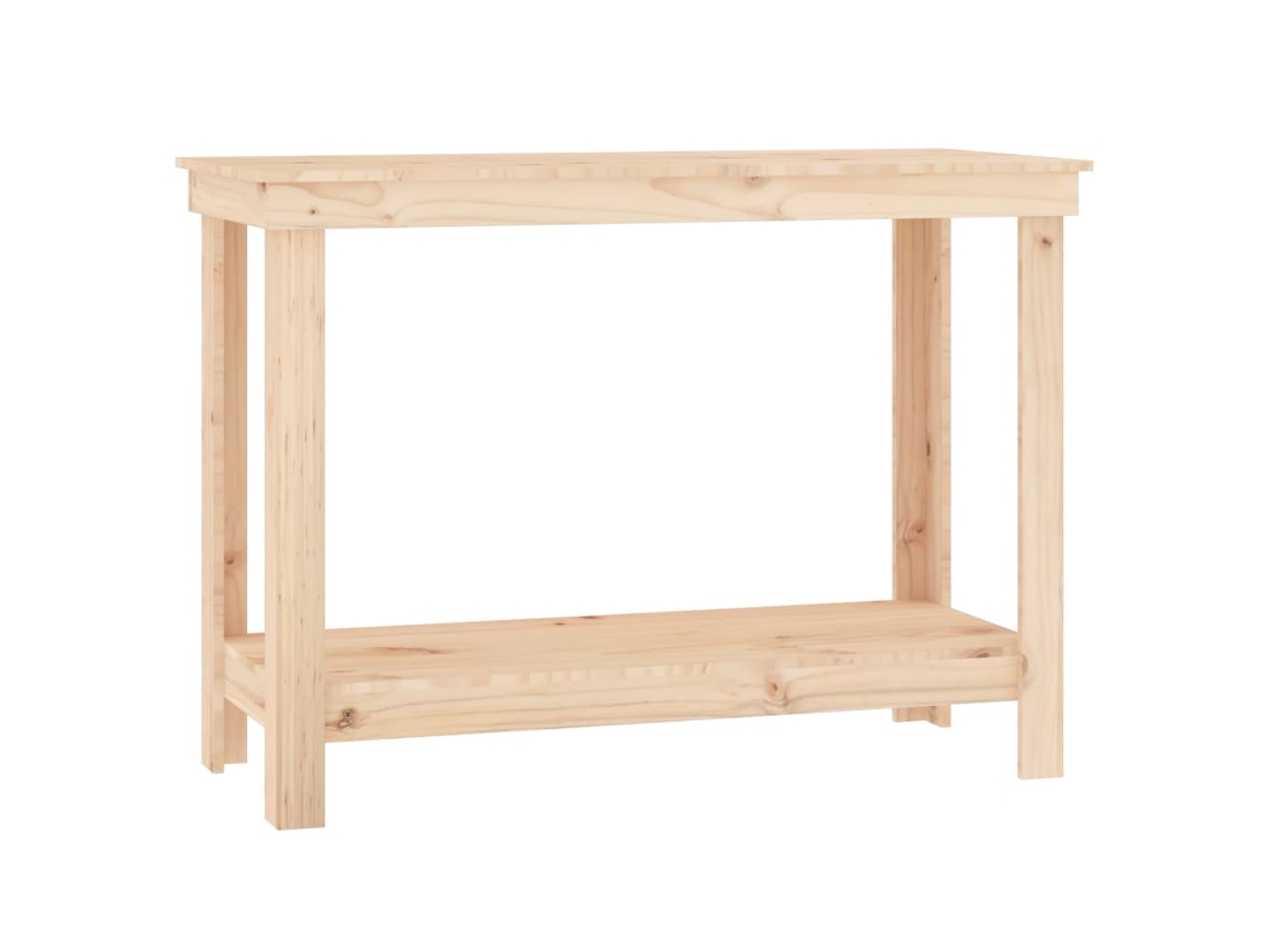 Work Bench, Work Benches Vidaxl Marrom Madeira De Pinho (110 X 50 X 80 Cm)