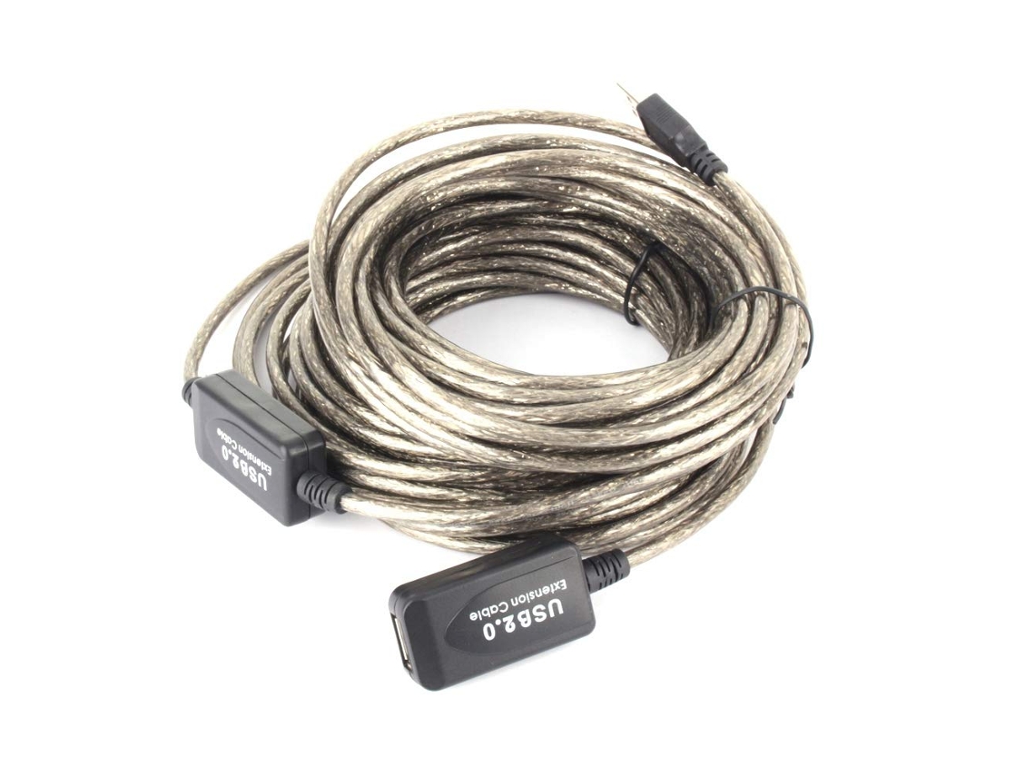 Cabo De Extensão Usb 2.0 Ativo De 15 M