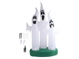 Halloween Fantasmas Infláveis 10ft Luz Led Jardim LAXISCREED