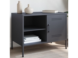 Vidaxl Móvel De Tv 68x39x50,5 Cm Aço Antracite