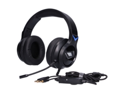 Mali fone de Ouvido Gamer com Som Surround 7.1, Cancelamento de Ruído, Microfone e Luz Led para Ps4