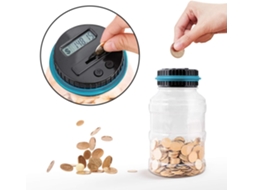Cofrinho Grande Em Formato De Porco Para Meninos E Adultos, Contador De Moedas Digital Com Visor Lcd, Capacidade De 1,8l. Aquaforge