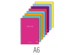 Paq/5 Bloc A6 80H 90G Cuad.5X5 Plastipac T.Polipropileno