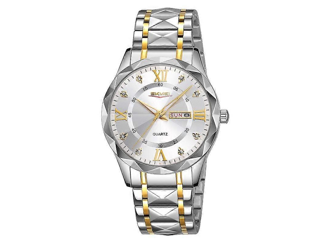 Relógio Skmei Business Casual Com Caixa De Diamantes, Luminoso, Resistente À Água E Com Mecanismo De Quartzo.