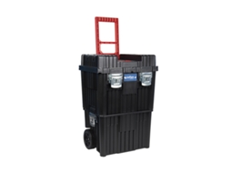 Caixa de ferramentas compacta com alça dupla e rodas 450 x 360 x 640 mm COFAN