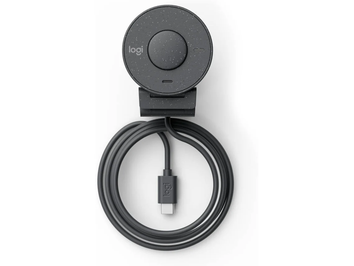 Webcam LOGITECH Brio 300 (Full HD - 1080p - USB Tipo-C - Grafite)