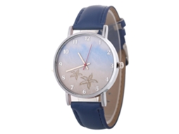 Reloj De Cuarzo Elegante Casual Unisex Para Pareja Regalo (azul Real)