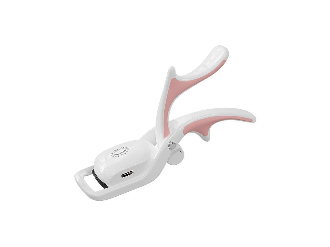 Modelador De Cílios Aquecido, Modelador De Cílios Elétrico Com Pente, Recarregável Por Usb, 3 Modos De Aquecimento, Branco Everley891