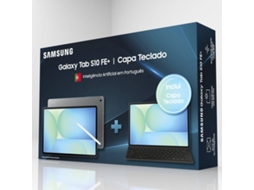 Pack SAMSUNG Galaxy Tab S10 FE+ (13.5'' - RAM: 12GB - 256GB - Cinzento) + Capa Teclado