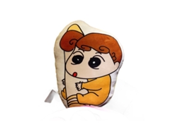 Almofada de Pelúcia Shin chan para Decoração de Casa, Brinquedo Macio, Presente Shiro CHABERLU