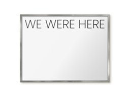 Magnetic Board We Were Here For The Living Room Espelharte (80x60 Cm)