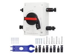 Interruptor de isolamento CC PV 4P 1200V 32A IP66 com entradas e saídas S/MARCA